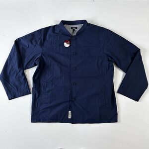 NEW Malbon Nylon Band Collar Jacket Navy size Large